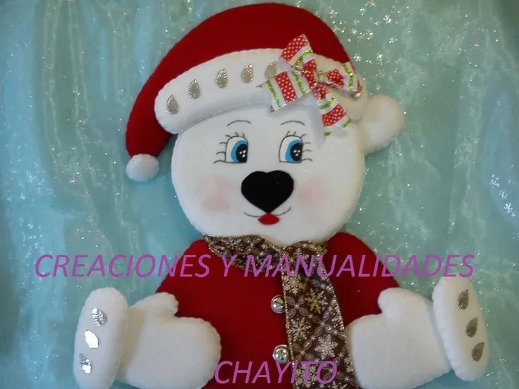 ADORNOS NAVIDEÑOS DE FIELTRO OSO GALLETA Y MUÑECO DE NIEVE ... ADORNOS NAVIDEÑOS DE FIELTRO OSO GALLETA Y MUÑECO DE NIEVE ...