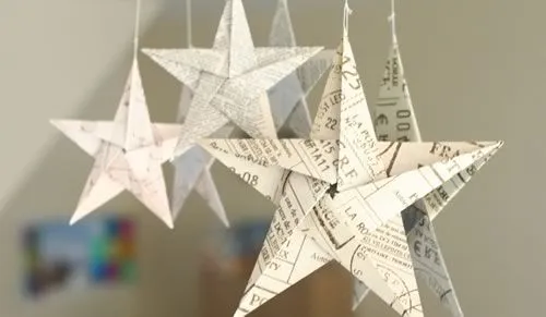 Adornos navideños origami - Blog decoración estilo nórdico ... Adornos navideños origami - Blog decoración estilo nórdico ...