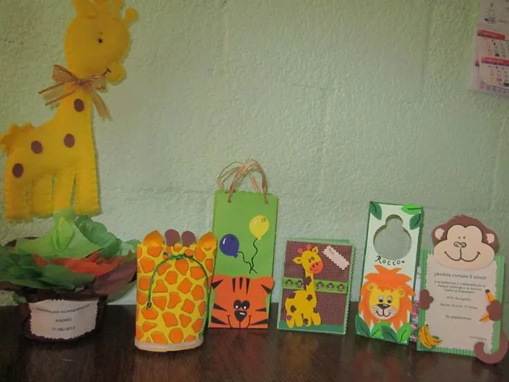 fiesta infantil tematica animales de la selva - Buscar con Google ...