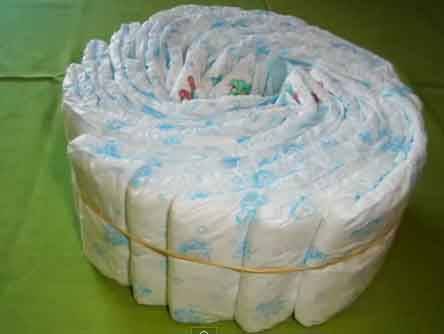 Adornos de pañales para baby shower - Imagui Adornos de pañales para baby shower - Imagui
