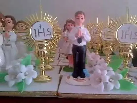 adornos para tortas primera comunion 3116748241 - YouTube adornos para tortas primera comunion 3116748241 - YouTube