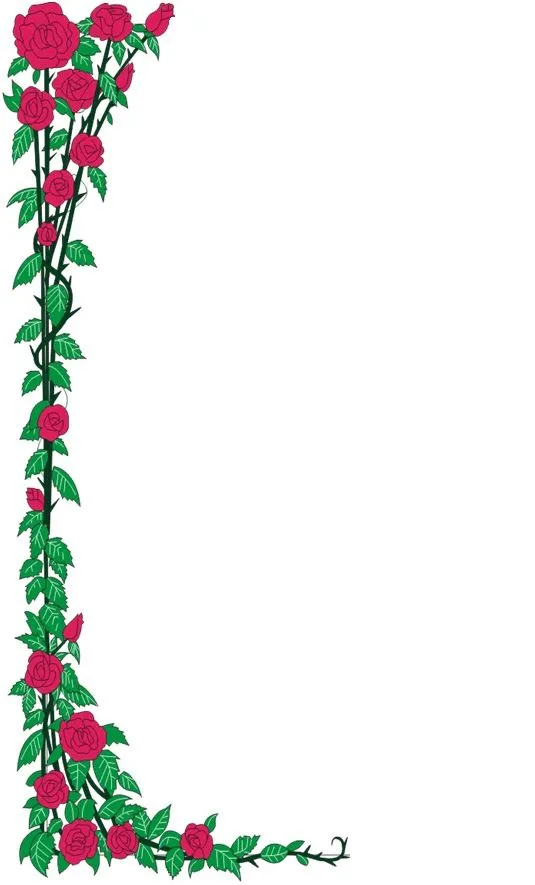 Bordes decorativos con flores - Imagui