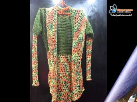 Adriana Villa Tejidos - Sacos y Abrigos - YouTube