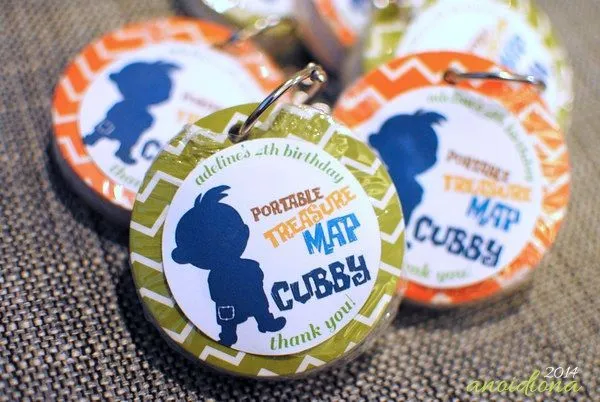 Adult Favors: DIY Cubby's "To-Go Treasure Map" | [ThinkTank] Jake ...