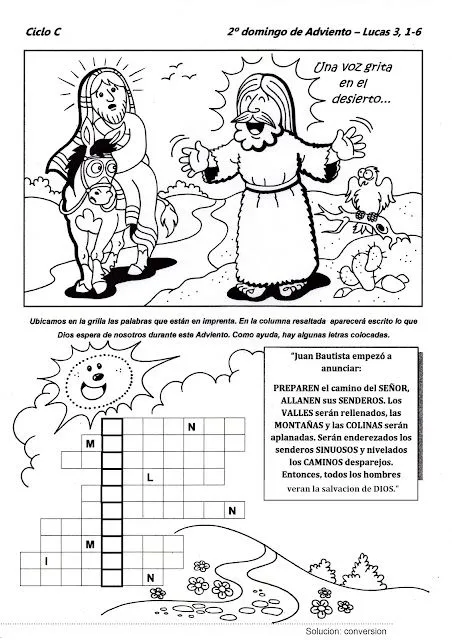ADVIENTO Y NAVIDAD: Actividades para el 1º y 2º Domingo de Adviento ADVIENTO Y NAVIDAD: Actividades para el 1º y 2º Domingo de Adviento