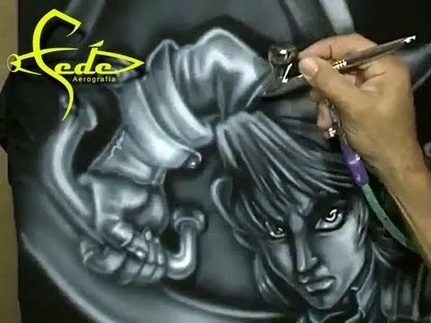 Aerografia Link Zelda Camiseta en Claro Oscuro - YouTube Aerografia Link Zelda Camiseta en Claro Oscuro - YouTube