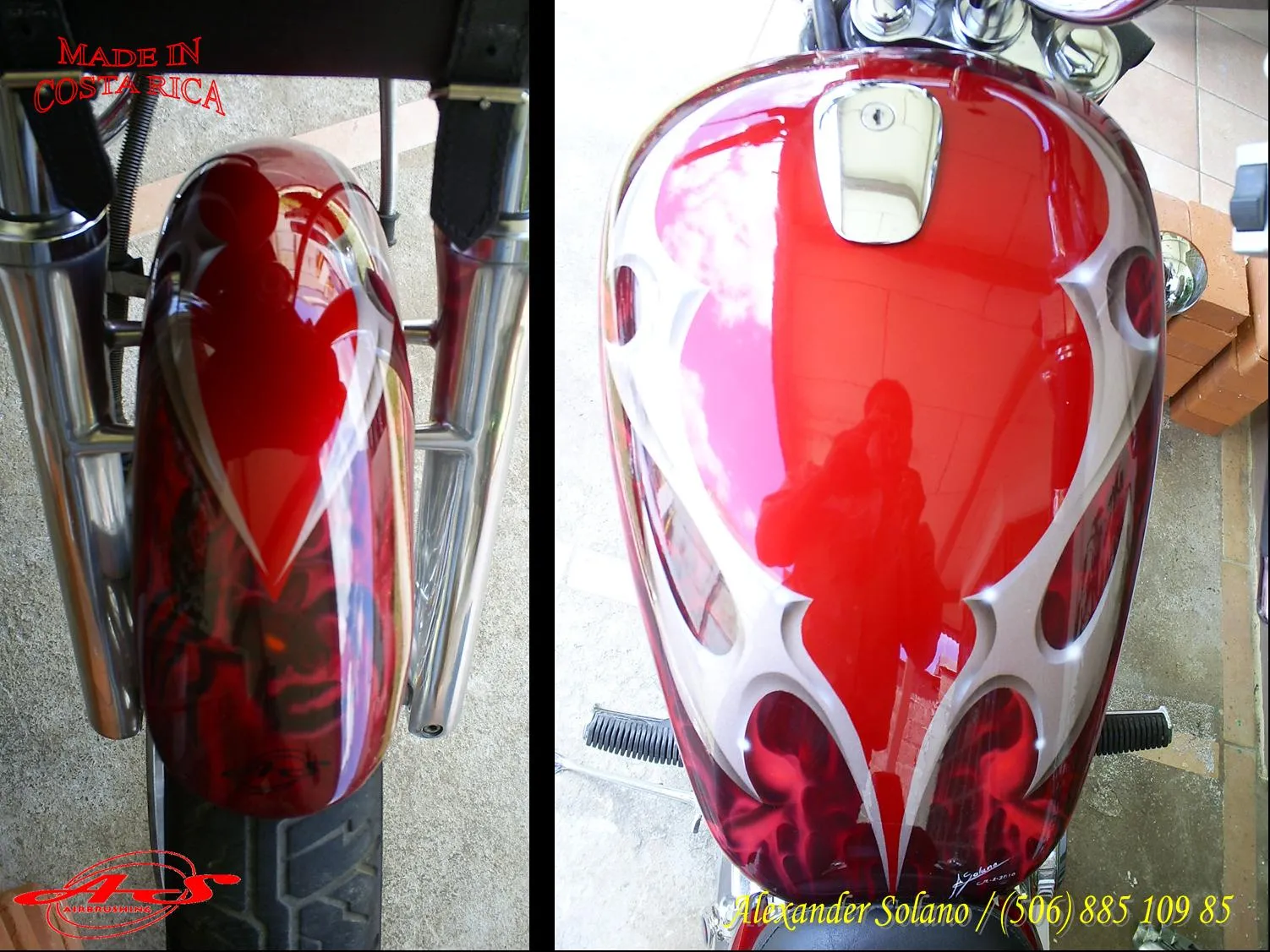 Aerografías de tríbales en motos - Imagui