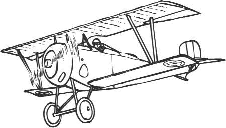 Dibujo de aeroplano - Imagui