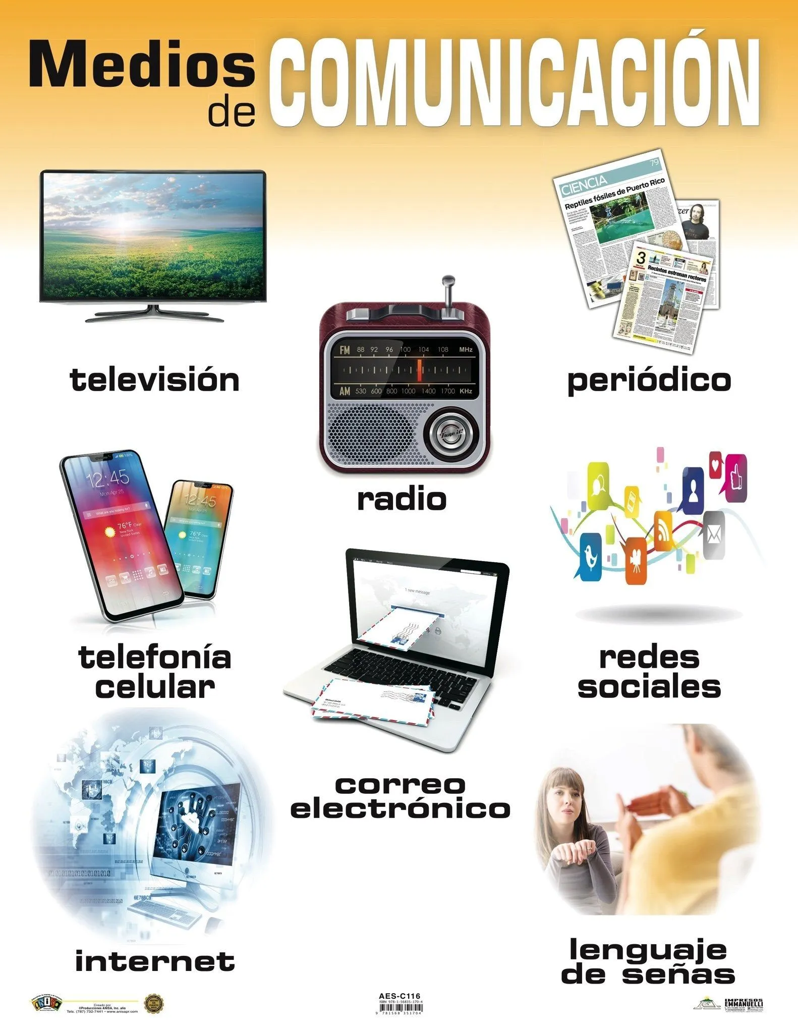 AES-C116 Medios de Comunicación – Tienda ANISA AES-C116 Medios de Comunicación – Tienda ANISA