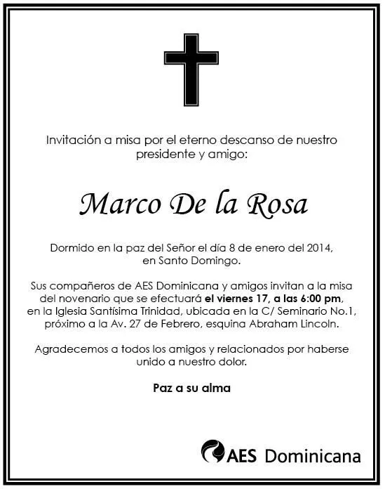 AES Dominicana on Twitter: "Invitación Misa novenario ... AES Dominicana on Twitter: "Invitación Misa novenario ...