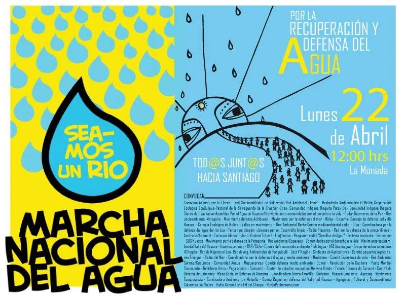 Marchemos el 22 de abril por el agua, la tierra y las semillas ... Marchemos el 22 de abril por el agua, la tierra y las semillas ...
