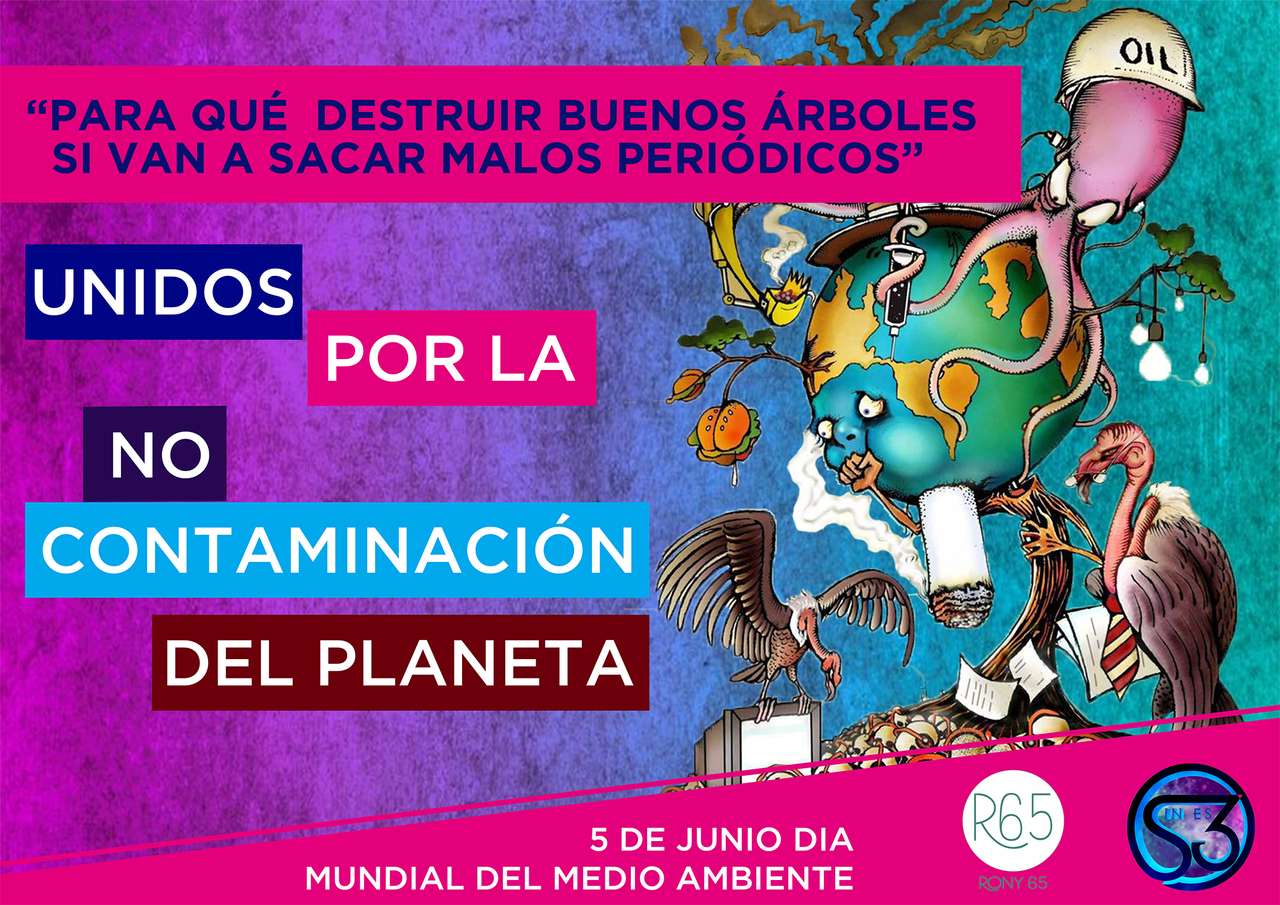 Afiche sobre el cuidado ambiental - rompecabezas en línea Afiche sobre el cuidado ambiental - rompecabezas en línea