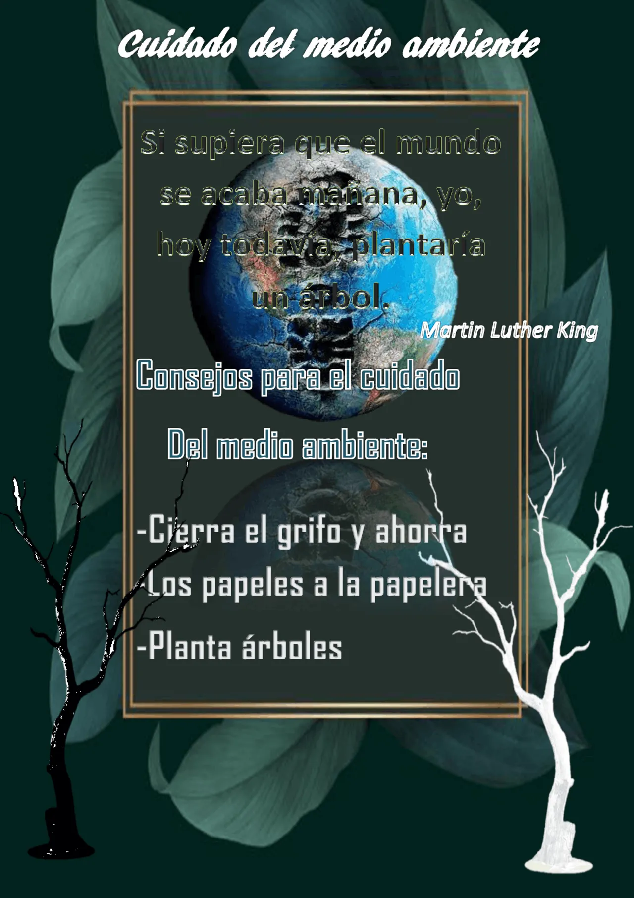 Afiche del cuidado del medio ambiente | Esquemas y mapas conceptuales de Historia | Docsity Afiche del cuidado del medio ambiente | Esquemas y mapas conceptuales de Historia | Docsity