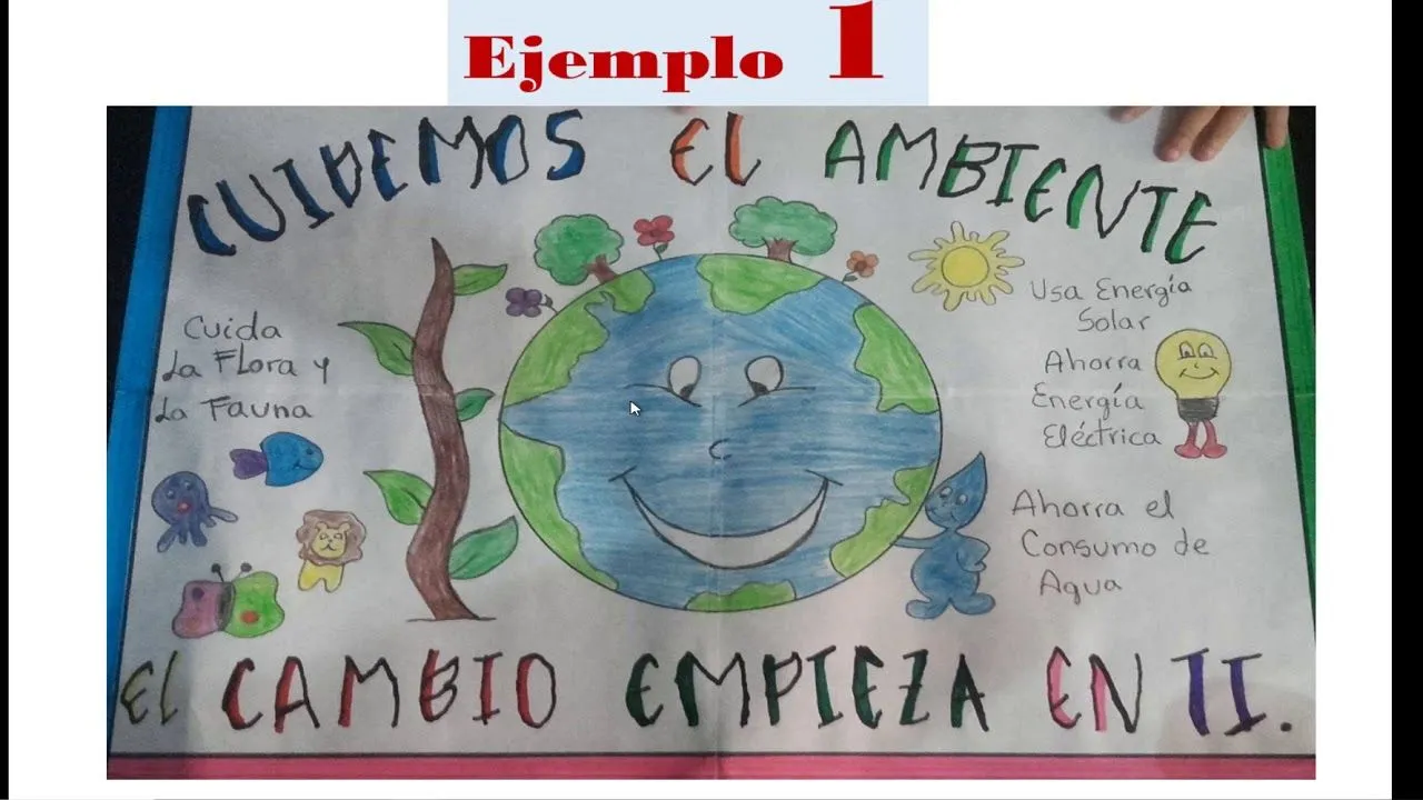 Afiche - Cuidemos nuestro ambiente 3° Primaria - YouTube Afiche - Cuidemos nuestro ambiente 3° Primaria - YouTube