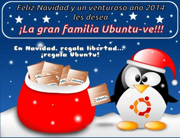 Afiche Navideño | El Ubuntazo