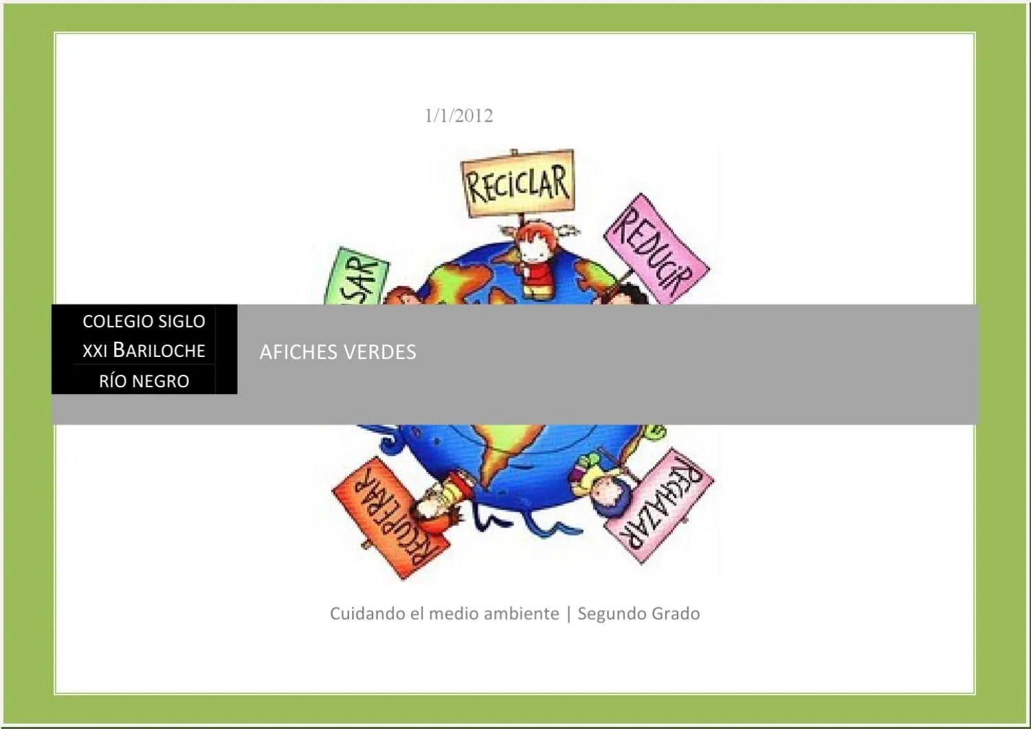 Afiches cuidado del medio ambiente by María Dolores Llana - Issuu Afiches cuidado del medio ambiente by María Dolores Llana - Issuu