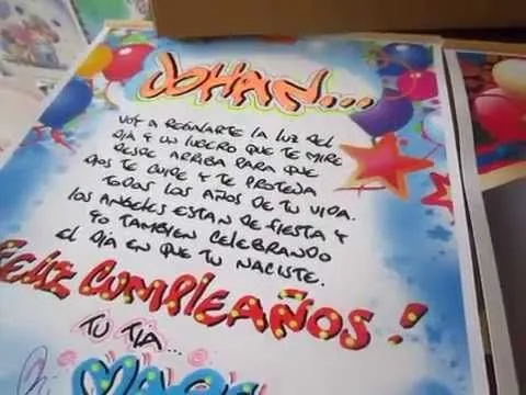 Afiches de cumpleaños hechos a mano - Imagui Afiches de cumpleaños hechos a mano - Imagui