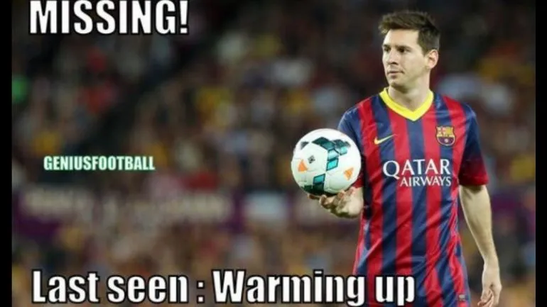 Con afiches, Real Madrid se burla de Messi, Martino y todo ... Con afiches, Real Madrid se burla de Messi, Martino y todo ...