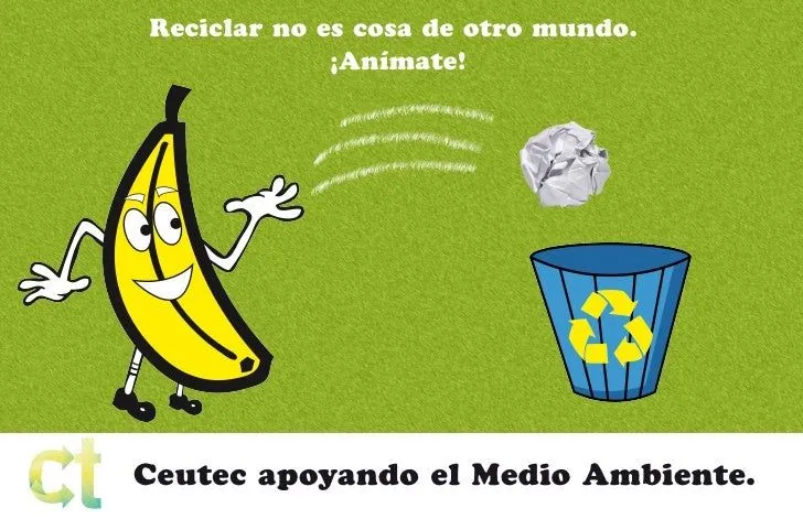 Afiches de reciclaje imagen corporativa