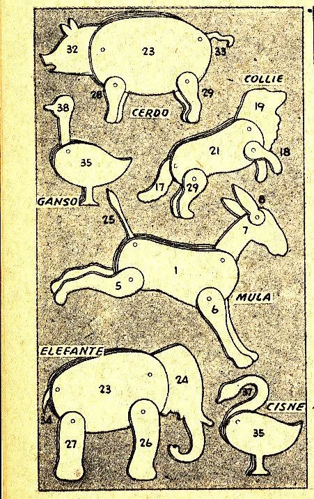 Aficiones del abuelo: Piezas caladas para armar 100 animales Aficiones del abuelo: Piezas caladas para armar 100 animales