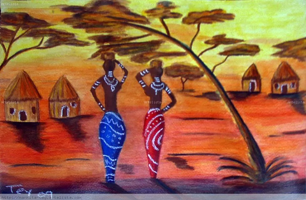 Africanas Esther Mankita - Artelista.