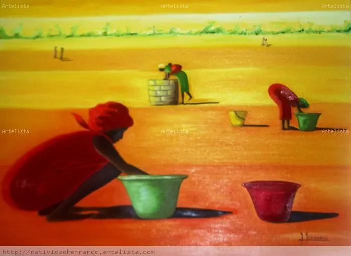 Africanas lavanderas Natividad Hernando Castro - Artelista.com Africanas lavanderas Natividad Hernando Castro - Artelista.com
