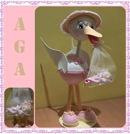 AGA MI BLOG: CIGUEÑA | fofucha cigüeña | Pinterest