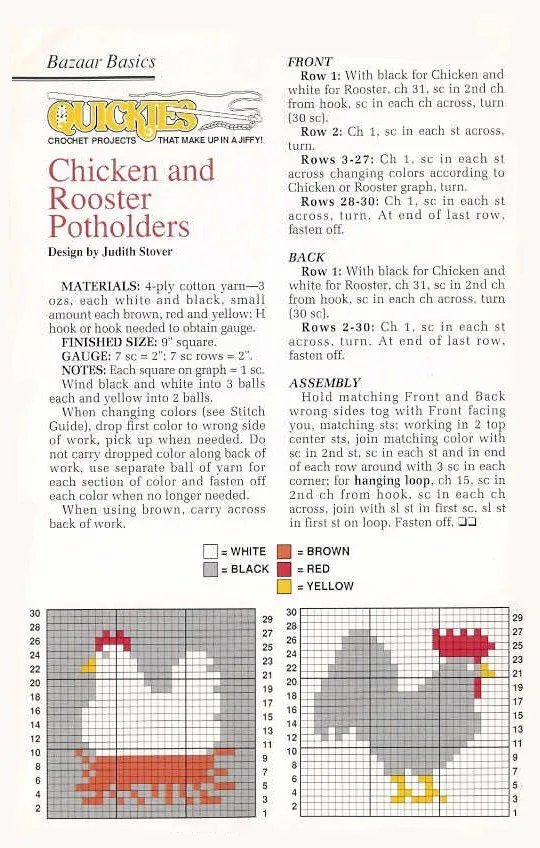 Agarradera Gallina, para la cocina en Manualidades Country Agarradera Gallina, para la cocina en Manualidades Country