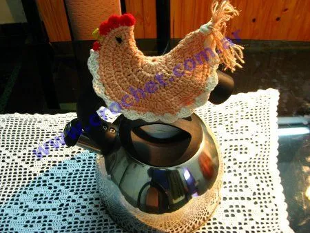 Agarradera Gallina tejida a crochet | POT HOLDERS | Pinterest Agarradera Gallina tejida a crochet | POT HOLDERS | Pinterest