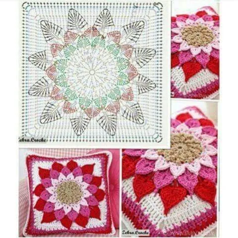 Agarraderas, Apoya vasos a Crochet y Mandalas on Pinterest ...