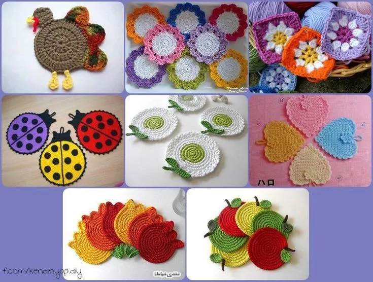 agarraderas | casa crochet | Pinterest