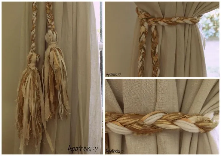 Agarraderas para cortinas | Cortinas | Pinterest Agarraderas para cortinas | Cortinas | Pinterest