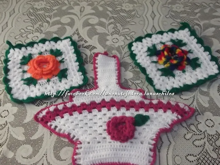 Agarradores de cocina. | Tejida a crochet | Pinterest Agarradores de cocina. | Tejida a crochet | Pinterest