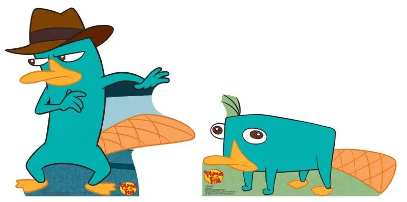 Agent P and Perry - Phineas and Ferb Cardboard Cutout Standup Prop ... Agent P and Perry - Phineas and Ferb Cardboard Cutout Standup Prop ...