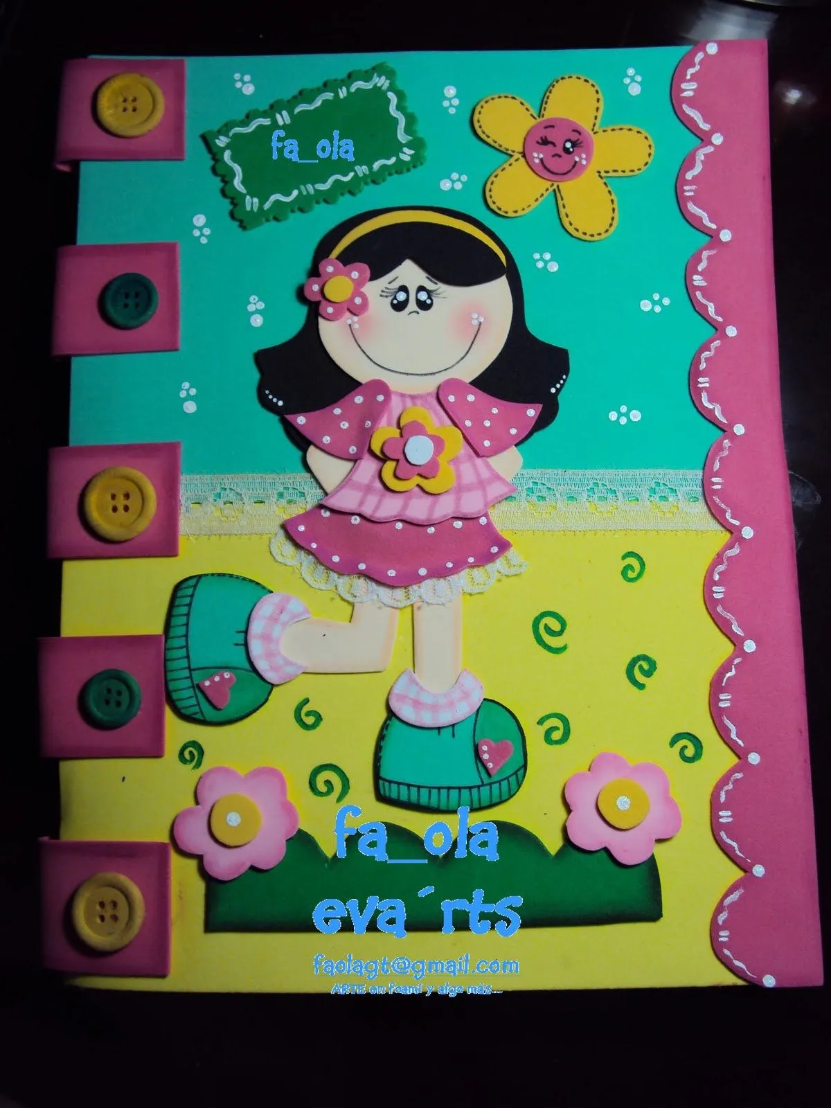 FOLDER O CARPETA DECORADA