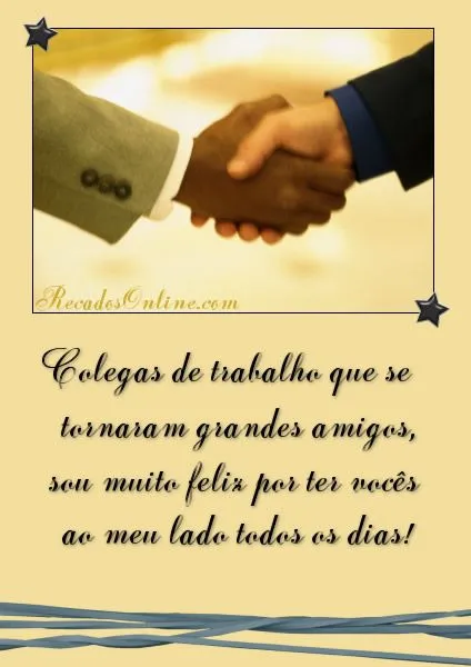 Amizade no Trabalho - Imagens, Mensagens e Frases para Facebook ... Amizade no Trabalho - Imagens, Mensagens e Frases para Facebook ...