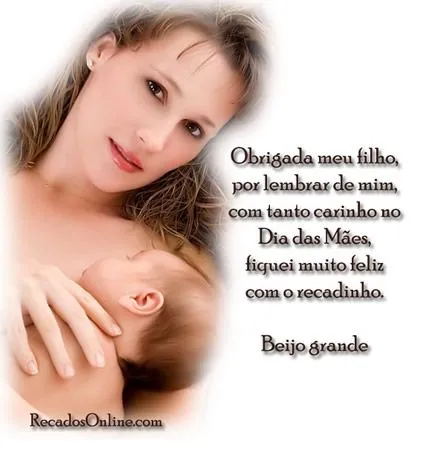 Agradecimento Mãe - Imagens, Mensagens e Frases para Facebook