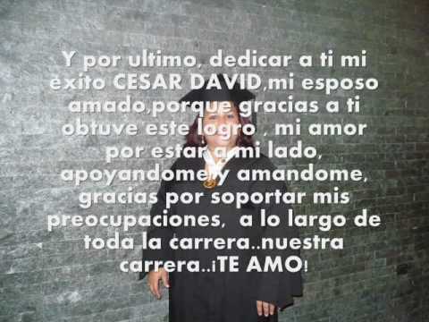 agradecimiento y dedicatoria Ivetti Araque - YouTube