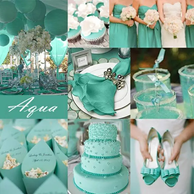Aguamarina: el color moderno para las bodas 2015