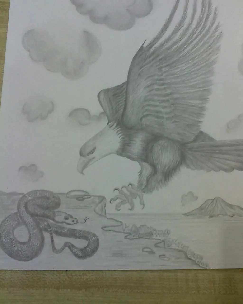 Aguila y Serpiente Ana Marìa Carrillo- Artelista.com