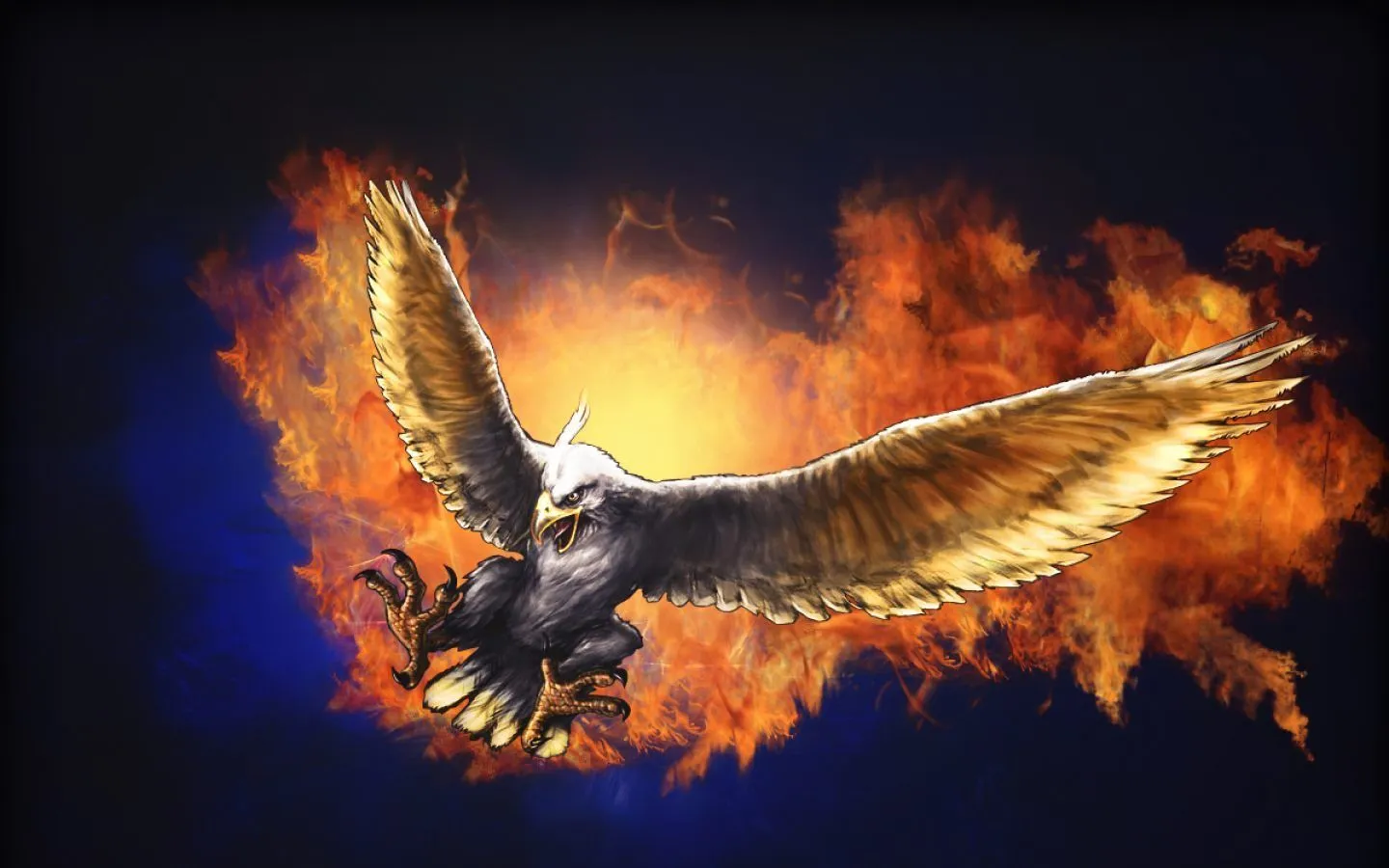 Águila de fuego - 1440x900 :: Fondos de pantalla y wallpapers Águila de fuego - 1440x900 :: Fondos de pantalla y wallpapers