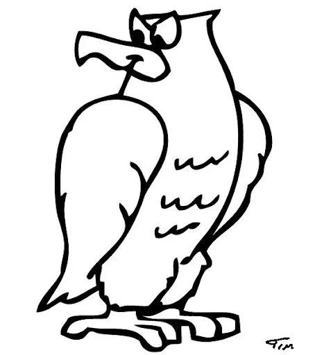 Dibujo aguila para niños - Imagui