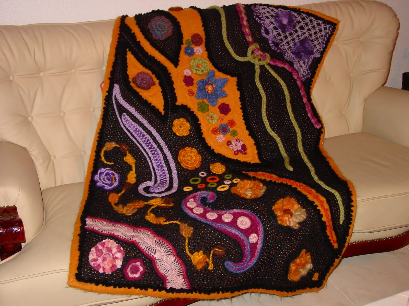 Agujas creativas de Pepa: Manta muestras de ganchillo Agujas creativas de Pepa: Manta muestras de ganchillo