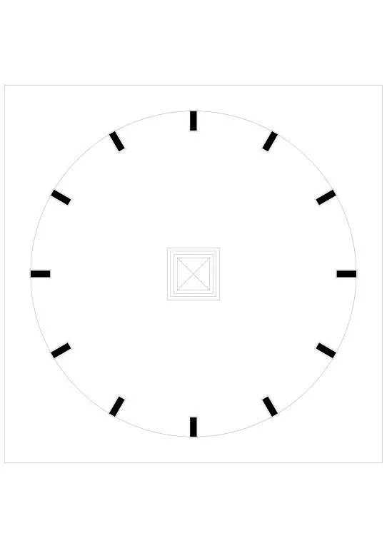 Plantilla de numeros para reloj - Imagui