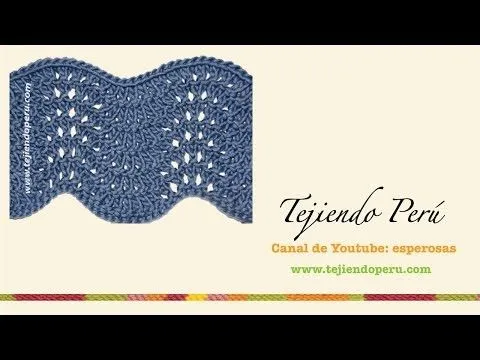 Dos agujas: cómo tejer el punto pavo real - YouTube Dos agujas: cómo tejer el punto pavo real - YouTube