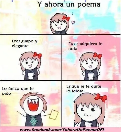 Y ahora, un Poema. | chistoso | Pinterest