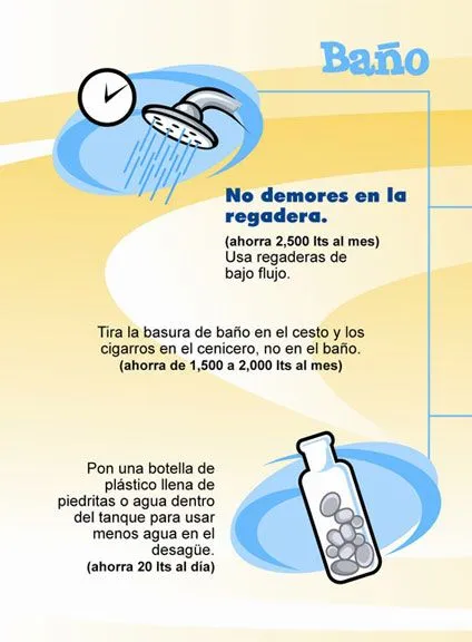 Tips para ahorrar el agua ::: Cuido el Agua