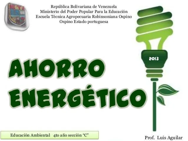 Ahorro Energético