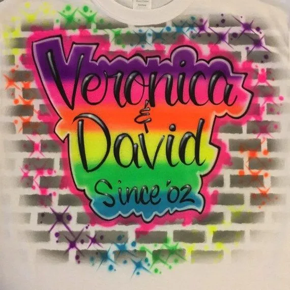 Airbrush 80's 90's Graffiti Hip Hop Nombre - Etsy México Airbrush 80's 90's Graffiti Hip Hop Nombre - Etsy México