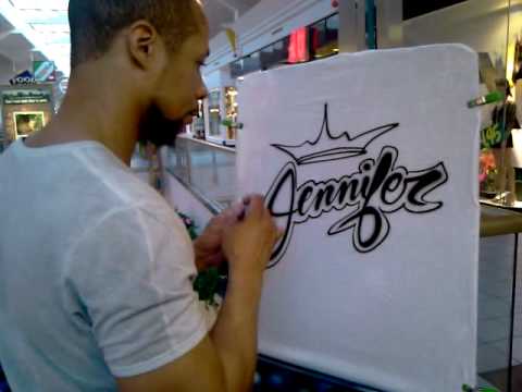 Airbrushmatrix at Square One Mall in Saugus (jennifer) - YouTube Airbrushmatrix at Square One Mall in Saugus (jennifer) - YouTube